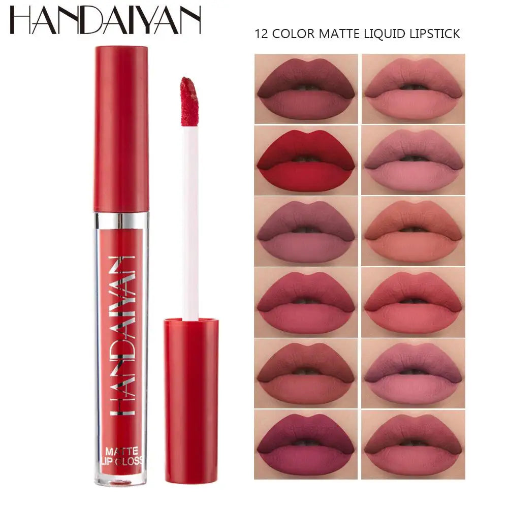 Handaiyan 12 Colors Matte Lip Gloss